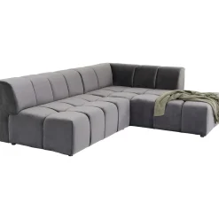 KARE Design Canapés D Angle Belami Velvet Gris Droit Clearance