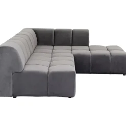 KARE Design Canapés D Angle Belami Velvet Gris Droit Clearance