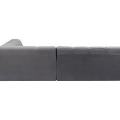 KARE Design Canapés D Angle Belami Velvet Gris Droit Clearance