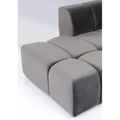 KARE Design Canapés D Angle Belami Velvet Gris Gauche New