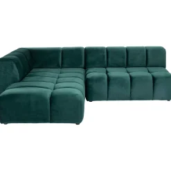 KARE Design Canapés D Angle Belami Vert Fonce Gauche 265Cm Clearance