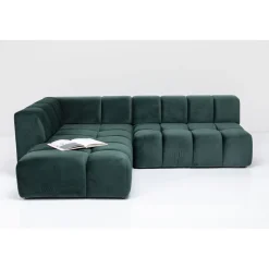 KARE Design Canapés D Angle Belami Vert Fonce Gauche 265Cm Clearance