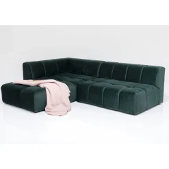 KARE Design Canapés D Angle Belami Vert Fonce Gauche 265Cm Clearance