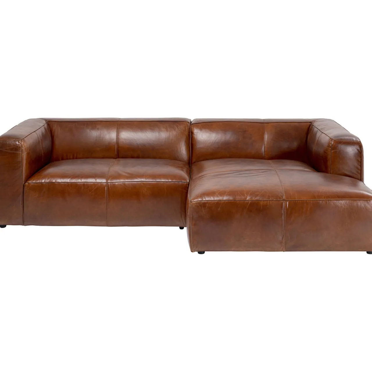 KARE Design Canapés D Angle Cubetto Cuir Marron Outlet