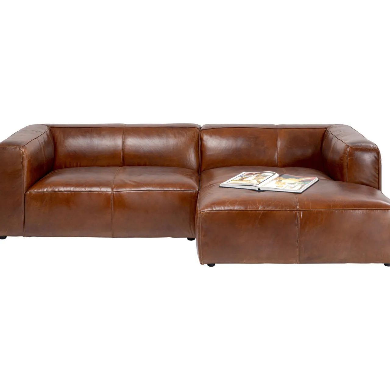 KARE Design Canapés D Angle Cubetto Cuir Marron Outlet