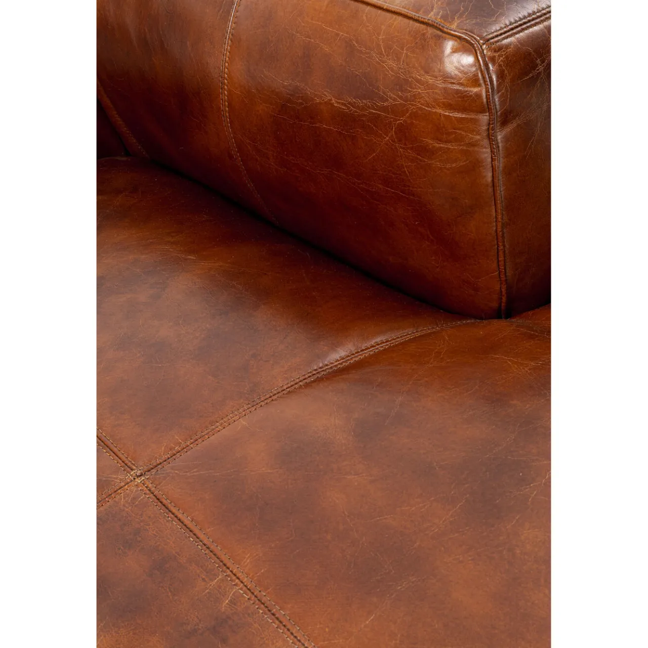 KARE Design Canapés D Angle Cubetto Cuir Marron Outlet