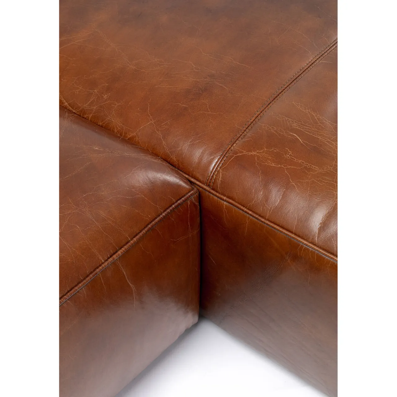 KARE Design Canapés D Angle Cubetto Cuir Marron Outlet