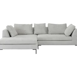 KARE Design Canapés D Angle Gianni Cord Gris Gauche Discount