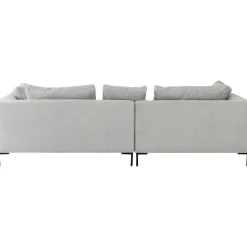 KARE Design Canapés D Angle Gianni Cord Gris Gauche Discount