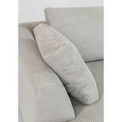 KARE Design Canapés D Angle Gianni Cord Gris Gauche Discount