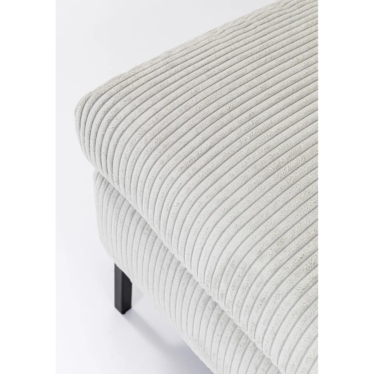 KARE Design Canapés D Angle Gianni Cord Gris Gauche Discount