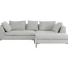 KARE Design Canapés D Angle Gianni Cord Gris Droite Online