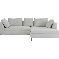 KARE Design Canapés D Angle Gianni Cord Gris Droite Online