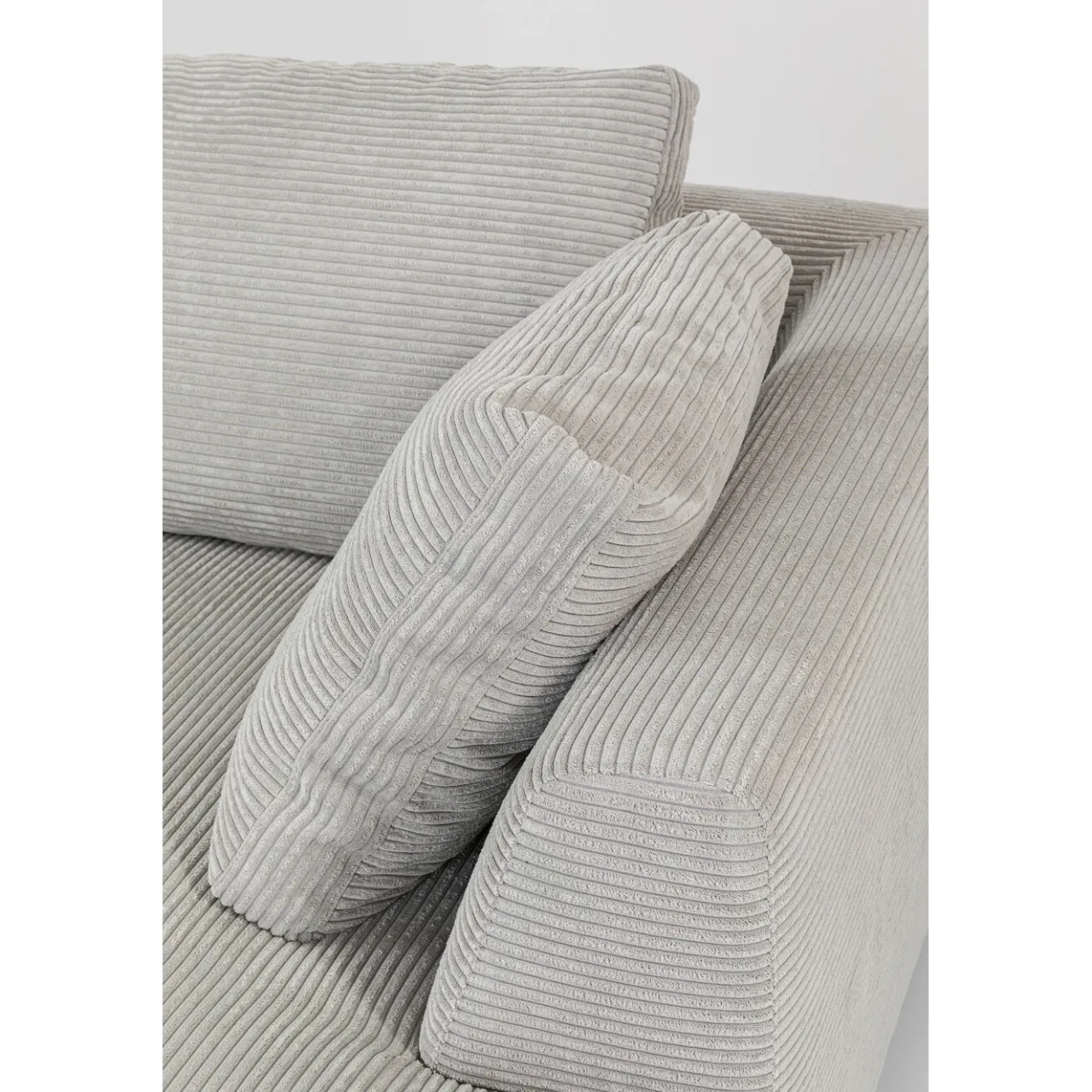 KARE Design Canapés D Angle Gianni Cord Gris Droite Online