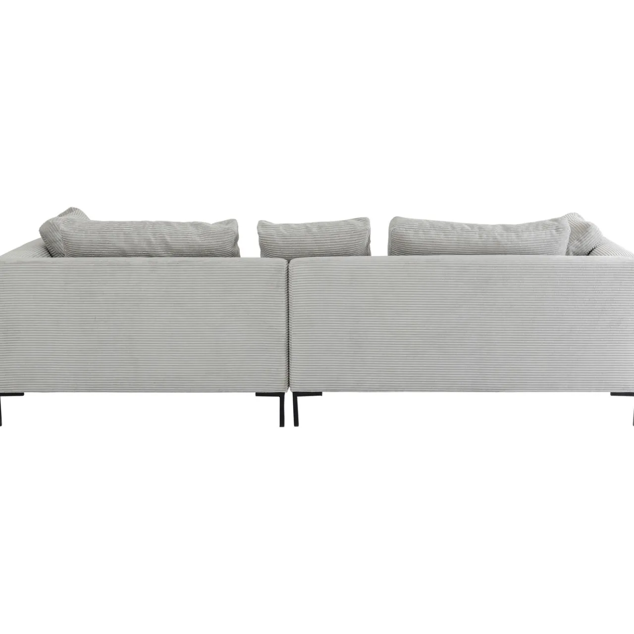KARE Design Canapés D Angle Gianni Cord Gris Droite Online