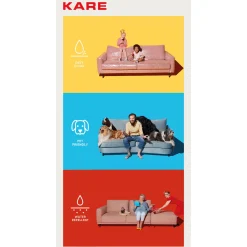 KARE Design Canapés D Angle Gianni Creme Droite Online