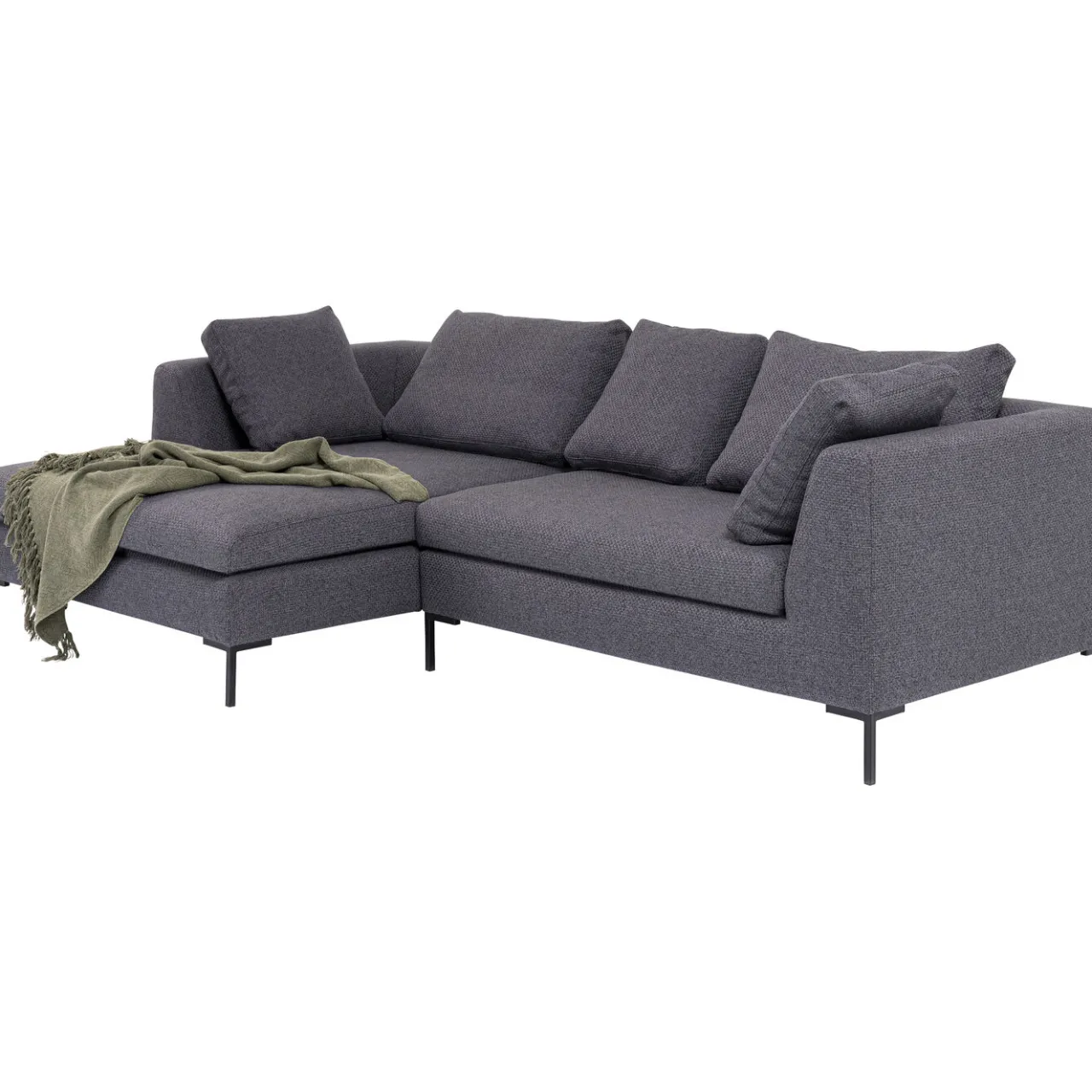 KARE Design Canapés D Angle Gianni Dolce Gris Fonce Gauche Online