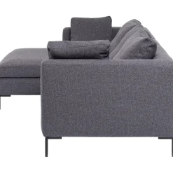 KARE Design Canapés D Angle Gianni Dolce Gris Fonce Gauche Clearance