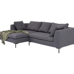 KARE Design Canapés D Angle Gianni Dolce Gris Fonce Gauche Clearance