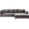 KARE Design Canapés D Angle Gianni Droite Gris-Noir Outlet
