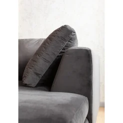 KARE Design Canapés D Angle Gianni Droite Gris-Noir Outlet