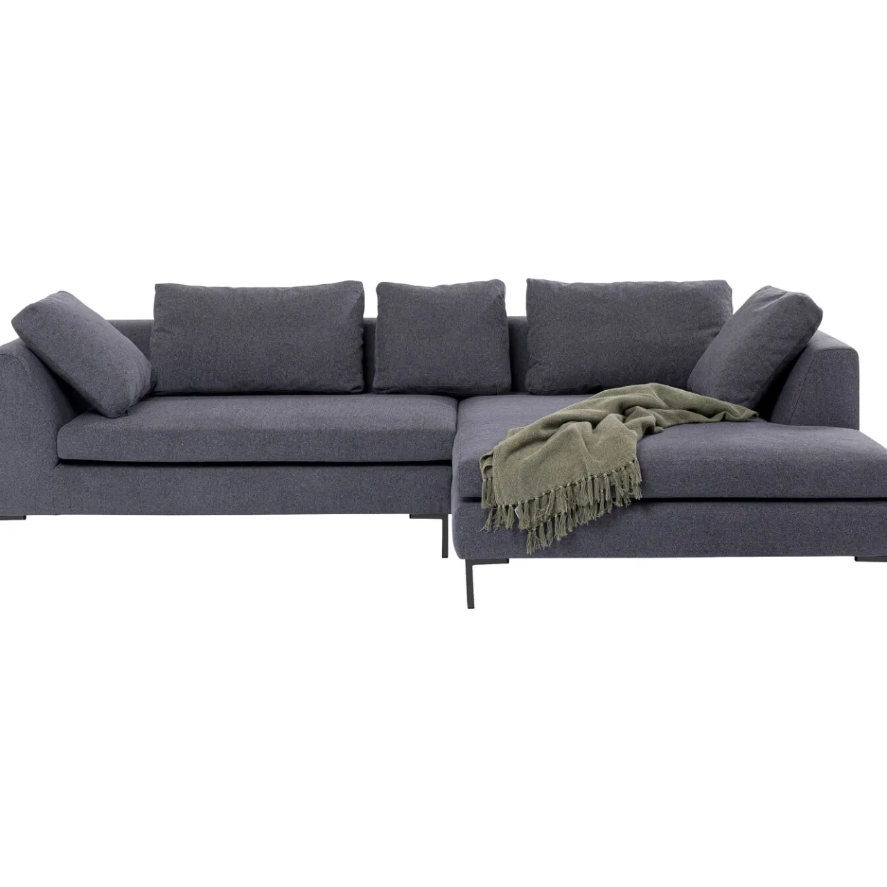 KARE Design Canapés D Angle Gianni Gris Droite Outlet