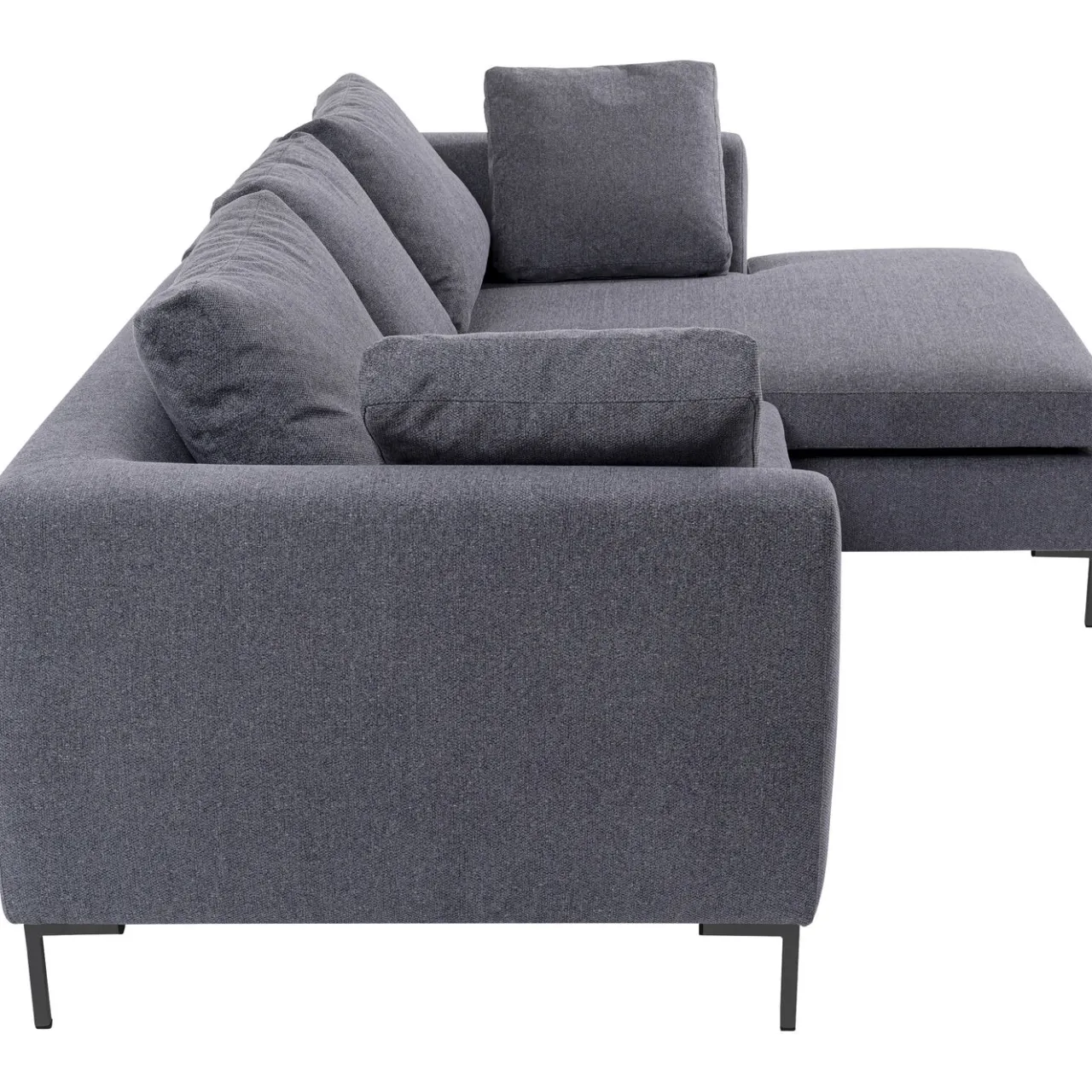 KARE Design Canapés D Angle Gianni Gris Droite Outlet