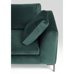 KARE Design Canapés D Angle Gianni Pm Velours Vert Fonce Gauche Online