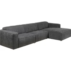 KARE Design Canapés D Angle Henry Gris Droite 335X170Cm Discount