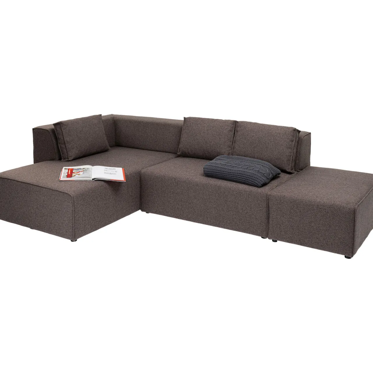 KARE Design Canapés D Angle Infinity Dolce Marron Gauche Outlet