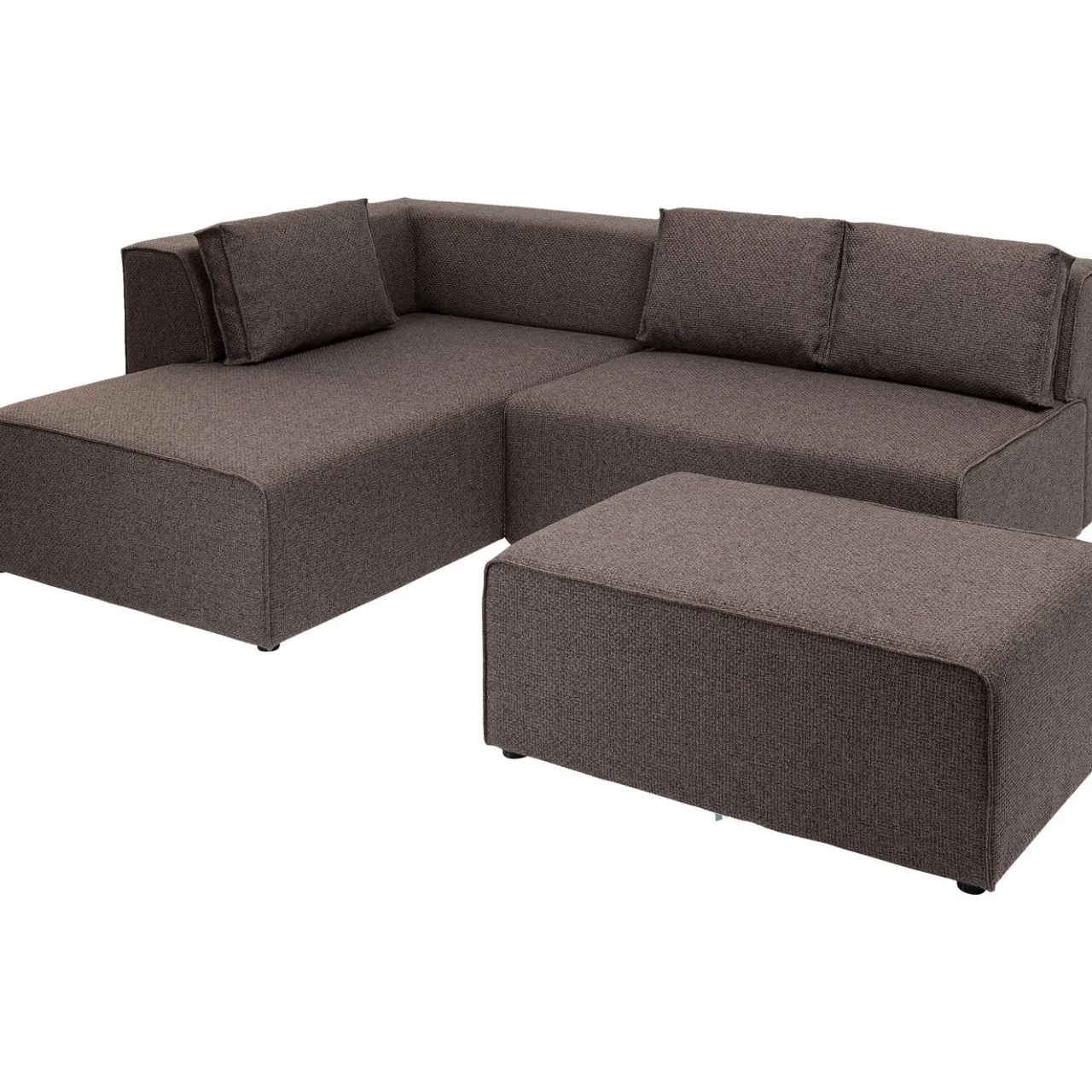 KARE Design Canapés D Angle Infinity Dolce Marron Gauche Outlet