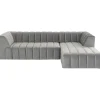 KARE Design Canapés D Angle Jessy Titanium Droite New