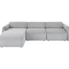 KARE Design Canapés D Angle Lucca Gris Gauche 255Cm Outlet
