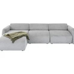 KARE Design Canapés D Angle Lucca Gris Gauche 255Cm Outlet
