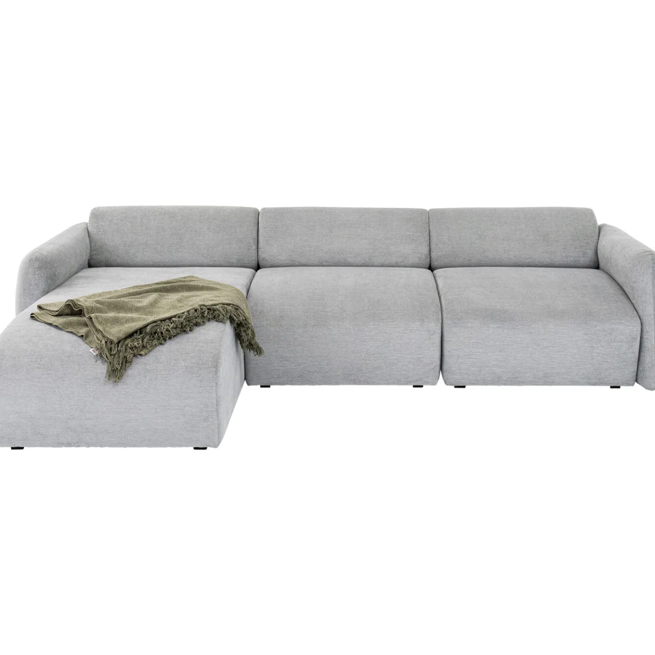 KARE Design Canapés D Angle Lucca Gris Gauche 255Cm Outlet
