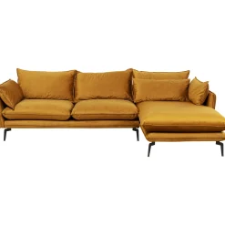 KARE Design Canapés D Angle Monza Droite Velours Curry 296Cm Best