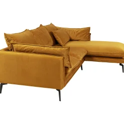 KARE Design Canapés D Angle Monza Droite Velours Curry 296Cm Best