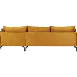 KARE Design Canapés D Angle Monza Droite Velours Curry 296Cm Best