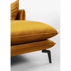KARE Design Canapés D Angle Monza Droite Velours Curry 296Cm Best
