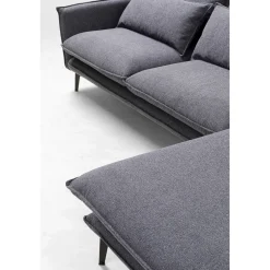 KARE Design Canapés D Angle Monza Droite Gris 296Cm Outlet