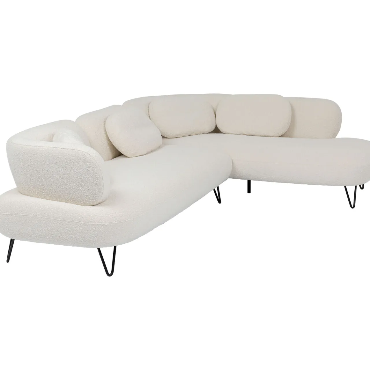KARE Design Canapés D Angle Peppo Blanc Hot