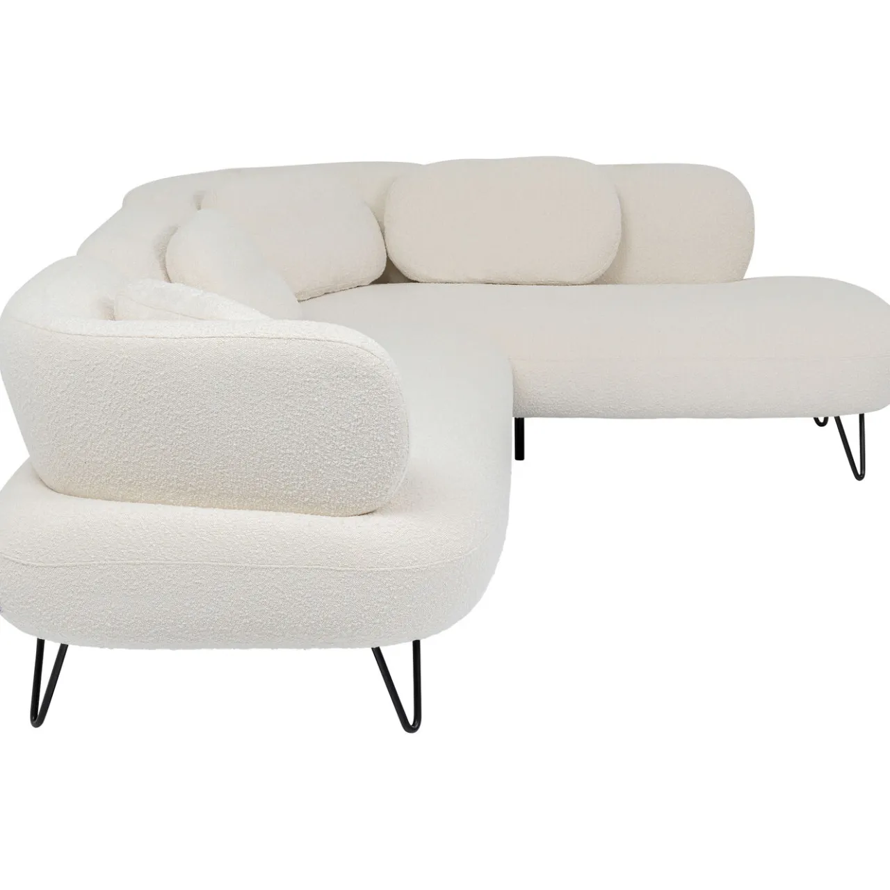 KARE Design Canapés D Angle Peppo Blanc Hot