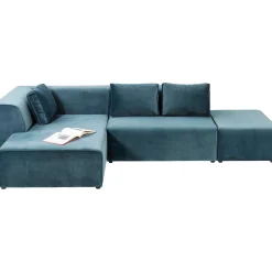 KARE Design Canapés Infinity Velours Ocean Gauche Clearance