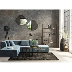 KARE Design Canapés Infinity Velours Ocean Gauche Clearance