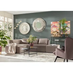 KARE Design Canapés Infinity Velours Taupe Gauche Clearance