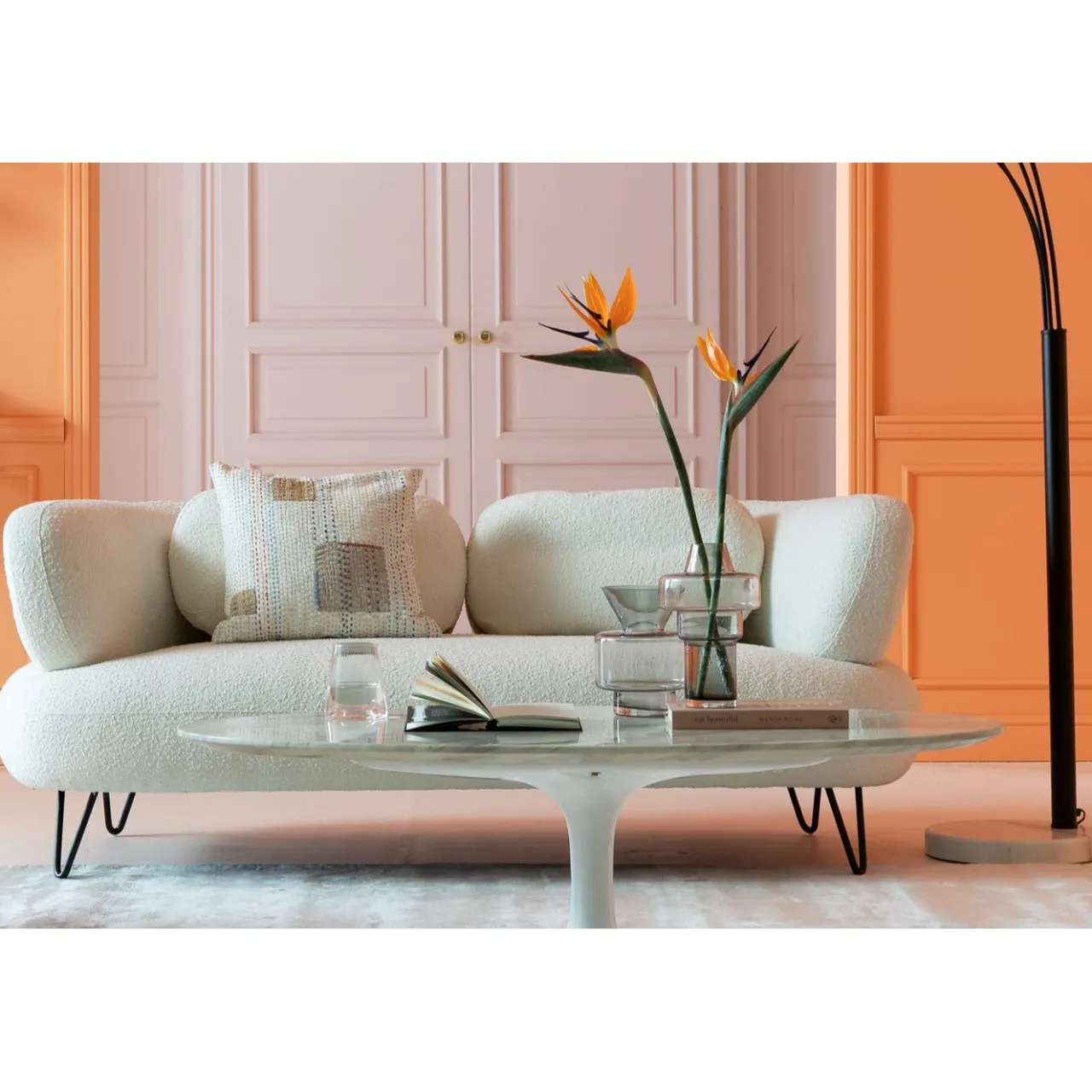 KARE Design Canapés Peppo 2-Places Blanc 182Cm Discount