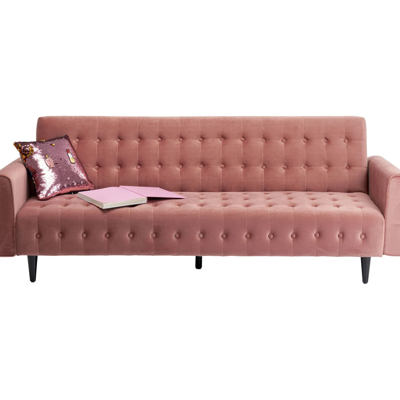KARE Design Canapés-Lit Milchbar Mauve 219Cm New
