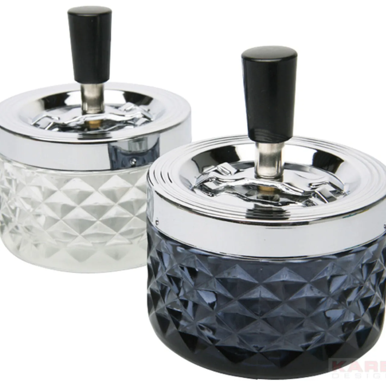 KARE Design Cendrier Cristallo Smoke Ass. Outlet