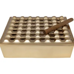 KARE Design Cendrier Soho Carre Laiton 25X25Cm Best