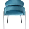 KARE Design Chaise A. Acc. Alexia.Velours Bleu New